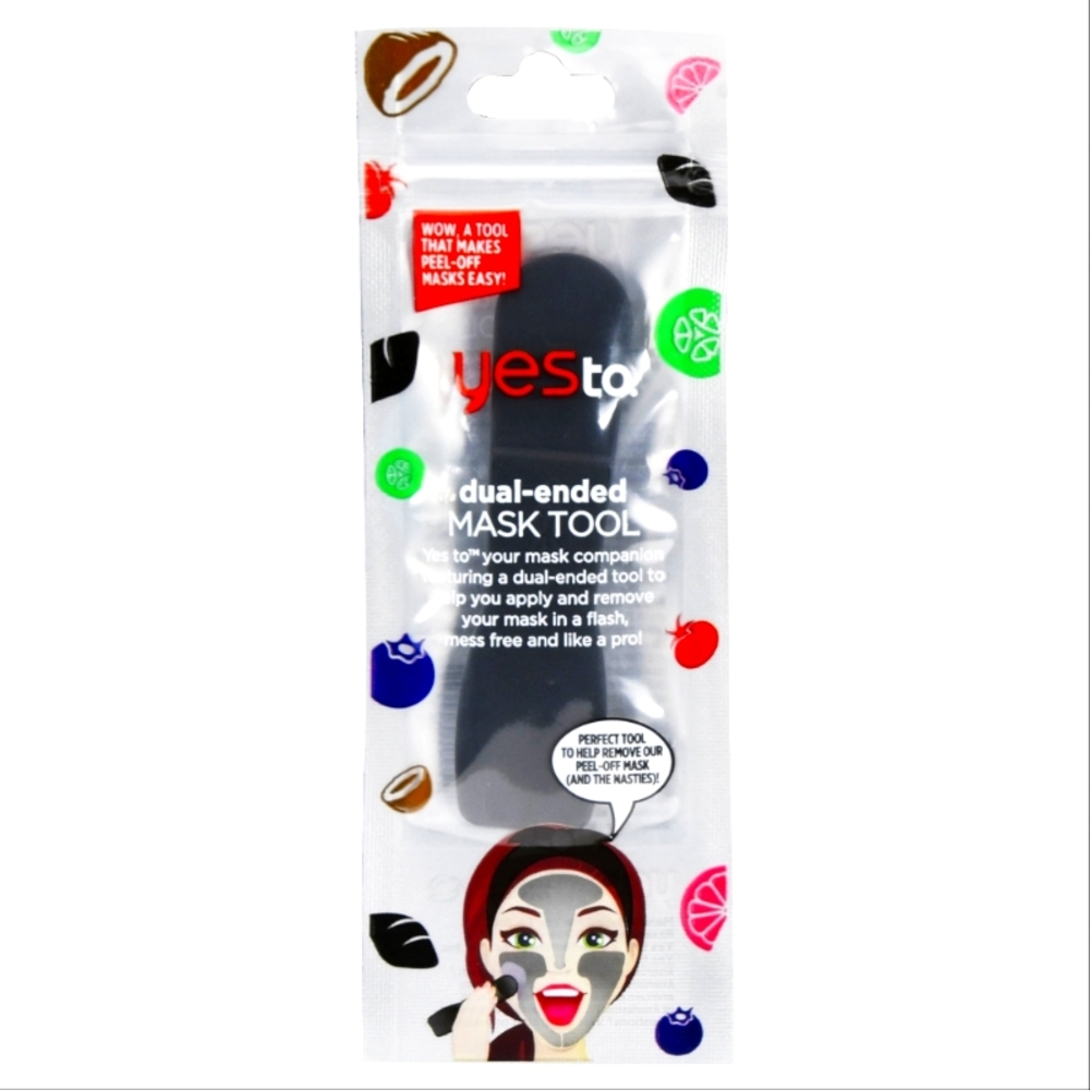 NWT YES TO BLACK SILICONE DUEL-ENDED MASK TOOL!